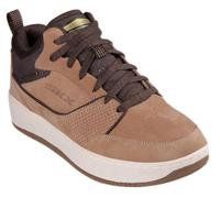 Skechers Sport Court 2.0 Starke, Zapatillas Hombre, Wheat Nubuck/Mesh/Gum Trim, 45.5 EU