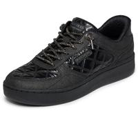 Skechers Zapatillas Sport Court 92 Cosmic Shine para Mujer, Color Negro, Talla 4.5