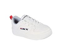Skechers SPORT COURT 92, Zapatillas para Niños, White Synthetic/ White Trim #L, 39 EU