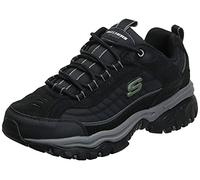 Skechers Sport Energy Downforce - Tenis con Cordones para Hombre, Negro Scuff, 43 EU