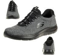 Skechers Sport Hombres SUMMITS FORTON Zapatillas ANCHAS Negros