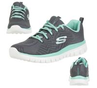 Skechers Sport Mujeres GRACEFUL GET CONNECTED Zapatillas Anchas Grises