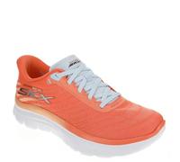 Skechers Sport Slip-ins: Summits Plus-Bright Burst - Tenis para mujer, Naranja, 38.5 EU