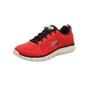 Skechers Sport Track-Moulton Running - Zapatillas para hombre, rojo (Rojo/Negro), 46 EU
