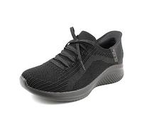 Skechers Sport Ultra Flex 3.0 Brilliant Path Slip-ins Zapatillas sin Cordones para Mujer de calce fácil sin Manos, Negro/Blanco, 5 Wide