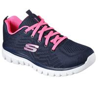 Skechers Sport Womens GRACEFUL GET CONNECTED Wide Fit Zapatillas 12615 Azul