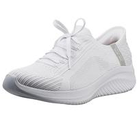 Skechers Sport Women's Women's Ultra Flex 3.0-Brilliant Path Sneaker, White, 8 W US