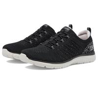 Skechers Sport Women's Women's Virtue-Show Runner Sneaker, Black/Pink=BKPK, 11