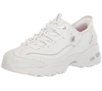 Skechers Sport - Zapatillas Deportivas para Mujer, diseño de Manos Libres D'Lites, Blanco/Plata, 38.5 EU