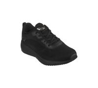 Skechers Zapatillas para hombre SQUAD malla negra/recortes 46 EU