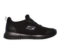 Zapatillas skechers squad sr mujer black flat knit 38.5