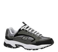 Skechers Stamina Cutback, Zapatillas Hombre, Charcoal/Grey, 45.5 EU