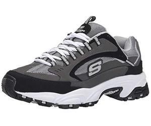 Skechers Stamina Nuovo - Zapatos para hombre, color Gris, talla 49.5 EU XW