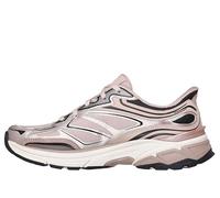 Skechers Stamina - Tenis Deportivos para Mujer, Duraleather Rose Gold Rose Mesh Trim, 38.5 EU
