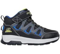 Skechers Storm Blazer Drizzle Squad, Botas de Moda, Black & Blue Synthetic/Black Textile/Charco, 34 EU