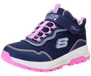 Skechers Storm BlazerFashion - Botas para niña, Borde múltiple de poliuretano azul marino, 11.5 UK Child