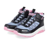 Skechers Storm BlazerFashion - Botas para niña, Ribete sintético negro y rosa claro, 13.5 UK Child