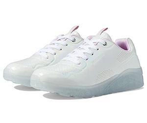 Skechers Street Girls, Zapatillas Niñas, White Silver Trim 1, 43 EU