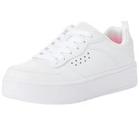 Skechers Street Girls, Zapatillas Niñas, White Synthetic White Trim, 31 EU