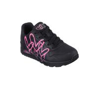 SKECHERS Street Uno Dipping En Amor Zapatillas Mujer Chica Jgoldcrown Negro