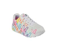 Skechers Street Uno Spread The Love Zapatillas Para Niñas JGoldcrown Blancas