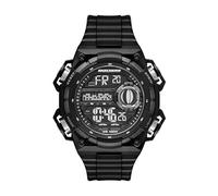 Skechers Sturgess Reloj digital de poliuretano negro para hombre (Modelo: SR1169), Negro -