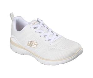 Skechers Summits 2026 - Zapatillas transpirables de espuma viscoelástica Quiet Dream para mujer, Blanco natural, 36.5 EU