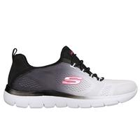 Skechers Summits Bright Charmer, Zapatillas Mujer, Borde de Malla Blanco y Negro, 37 EU