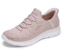 Skechers Summits-Brilliant Shine - Tenis sin Cordones para Mujer, Malva Claro = ltmv, 37 EU