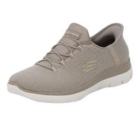 Skechers Summits Classy Night para mujer | Sin cordones, patrón de serpiente, malla brillante, cordones elásticos fijos, plantilla de espuma viscoelástica refrigerada