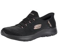 Skechers Summits Classy Night - Zapatillas sin Cordones para Mujer, Negro -, 35 EU