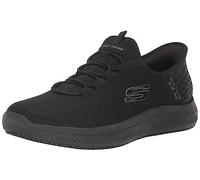 Skechers Summits Colsin Sr Hands Free Slip-Ins, Zapato de Trabajo Hombre, BBK, 47.5 EU Ancho