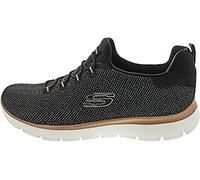 Skechers Summits-Dazzling Me, Zapatillas Mujer, Black, 39 EU