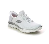 Skechers Summits Diamond Dream, Zapatillas Mujer, White, 40 EU Ancho