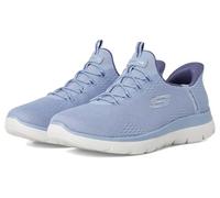 Skechers Summits-Dream Chaser-Zapatillas sin cordones para mujer, Pizarra, 38 EU