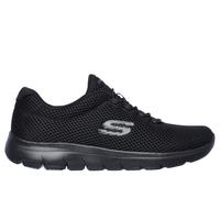 Skechers Mujer Summits 12985 Trainers, Black Mesh/ Trim, 38.5 EU