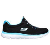 Skechers Summits en Negro/Turquesa, talla 36.5, Vegan