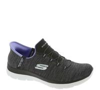 Skechers Summits-Everyday Set - Tenis sin cordones para mujer, Bkpr=negro/morado, 41 EU
