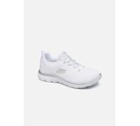 Skechers Summits Fast Attraction, Slip on Mujer, White/Silver, 38 EU