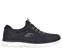 Skechers Summits - Fun Flair en Negro/Blanca, talla 37.5, Vegan