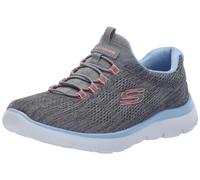 Skechers Summits Fun Flare, Zapatillas Mujer, Gris Multi Gymt, 39 EU Ancho
