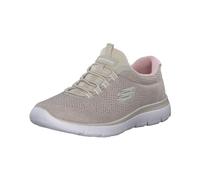 Skechers Summits Fun Flare, Zapatos Deportivos Mujer, Taupe Mesh/Light Pink Trim, 40 EU