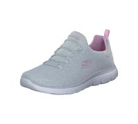 Skechers Summits Good Taste, Zapatillas de Deporte Mujer, Light Grey Mesh/Lavender Trim, 38 EU