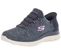 Skechers Summits Dazzling Haze, Zapatillas Mujer, Azul Marino, 38 EU Ancho