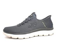 Skechers Summits High Range, Zapatillas Hombre, Charcoal Mesh Trim, 45 EU