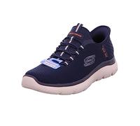 Skechers Summits High Range, Zapatillas Hombre, Navy Mesh Trim, 41 EU