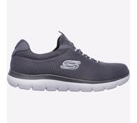 Skechers Summits Hombre Informal Memoria Espuma Ejercicio Zapatillas Grises