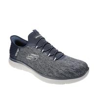 Skechers Summits Key Pace Hands Free Slip-in, Mocasín Hombre, Navy, 42.5 EU Ancho
