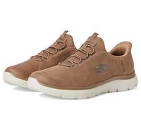 Skechers Summits Korlo - Tenis sin Cordones para Mujer, Whisky, 10.5 Wide