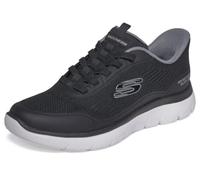 Skechers Summits Leyter Hands Free Slip-in ZapatillasHombre | Zapatilla BBK Negro Elástico Cordones Lavable a Máquina Vegano Hombre Zapatos